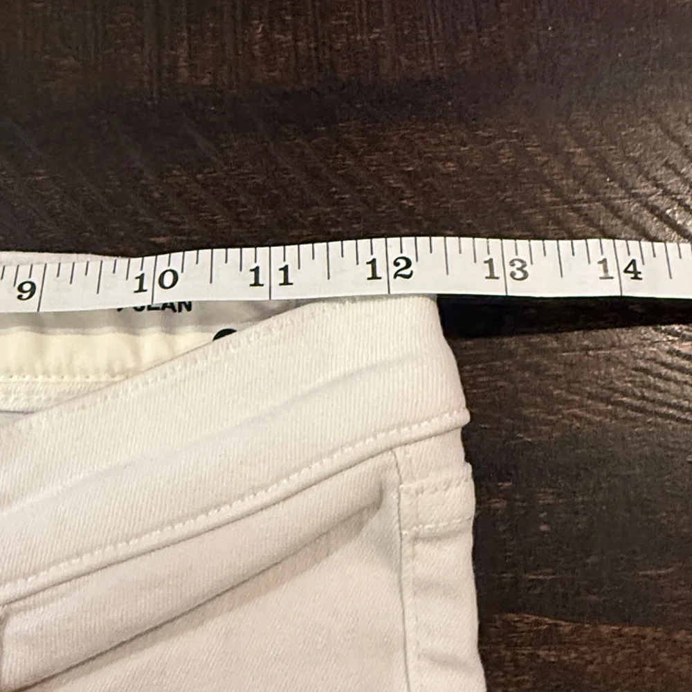 rag & bone White Raw Hem Skinny Ankle Jeans 25 Stretch - Picture 8 of 10